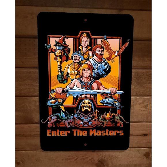 Enter the Masters of the Universe MOTU 8x12 Metal Wall Sign - Picture 1 of 1